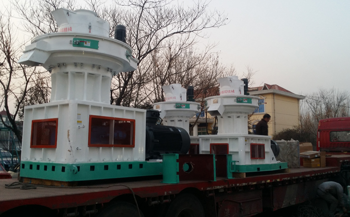 3台560生物質燃料顆粒機發往江蘇徐州