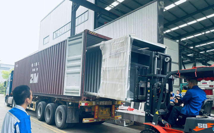 稻殼顆粒機生產線準備發往印尼 稻殼顆粒機生產線準備發往印尼